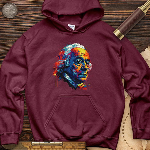 John Adams Hoodie Maroon / S