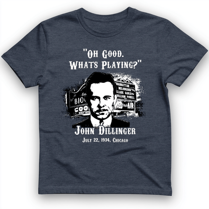 John Dillinger Let's Go To Movies T-Shirt