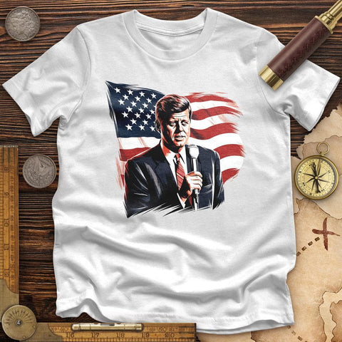 John F. Kennedy High Quality Tee White / S