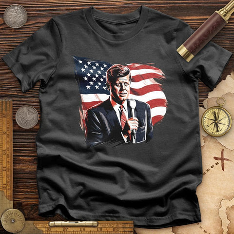 John F. Kennedy T-Shirt Charcoal / S