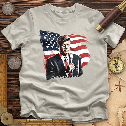 John F. Kennedy T-Shirt Ice Grey / S