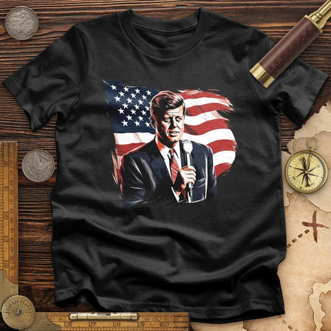 John F. Kennedy T-Shirt Black / S
