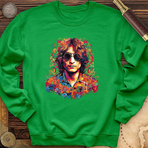 John Lennon Crewneck Irish Green / S