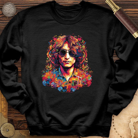 John Lennon Crewneck Black / S