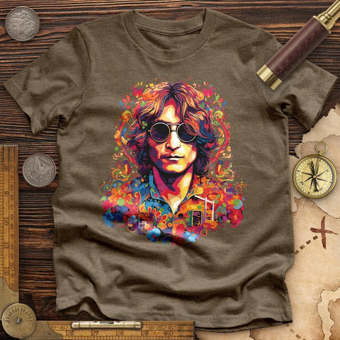 John Lennon High Quality Tee Heather Mauve / S