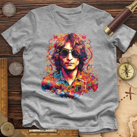 John Lennon High Quality Tee Athletic Heather / S