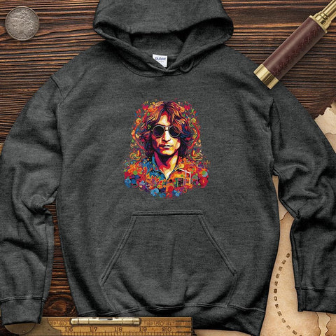 John Lennon Hoodie Dark Heather / S