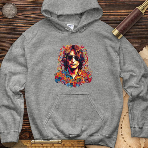 John Lennon Hoodie Sport Grey / S