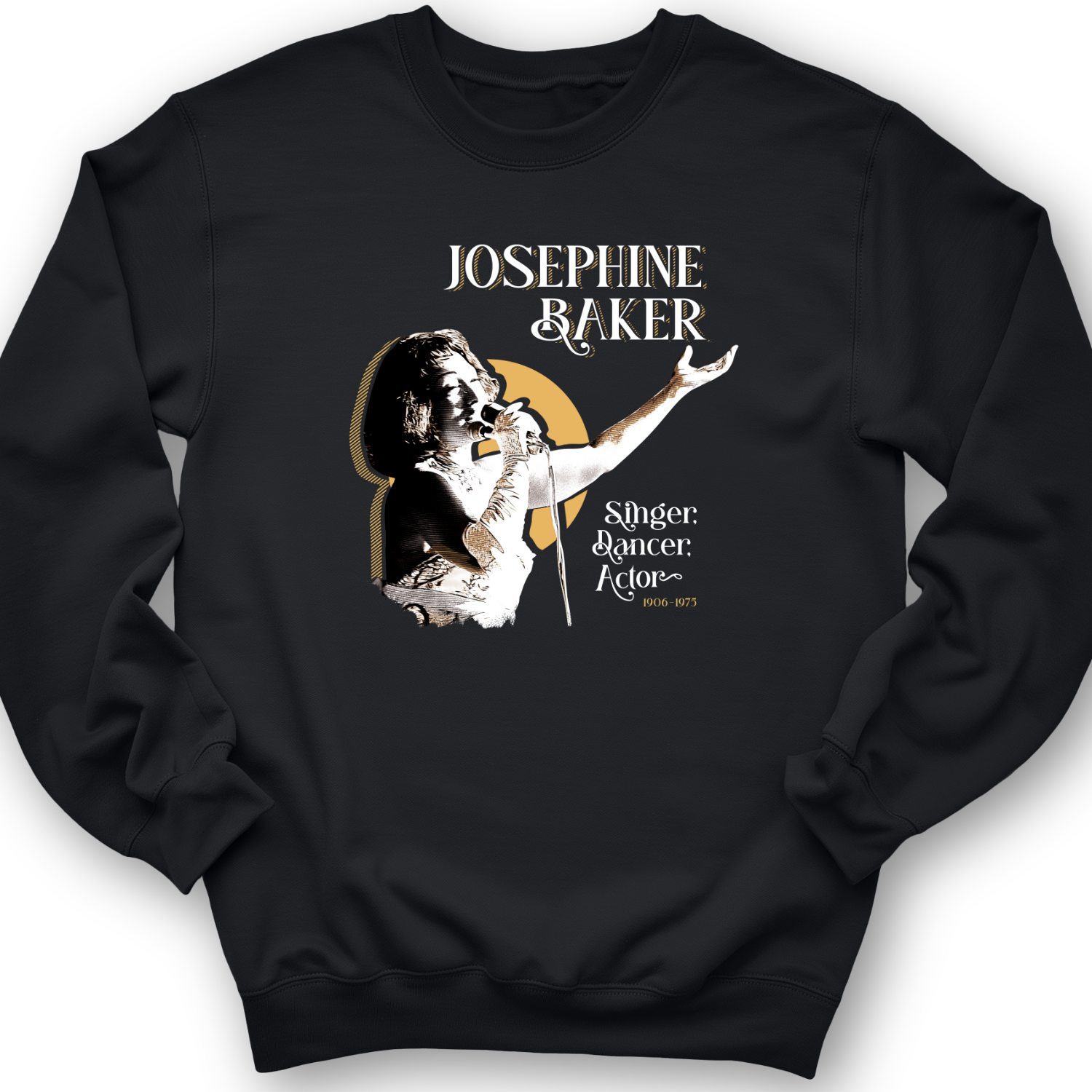 Josephine Baker Crewneck Black / S
