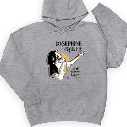 Josephine Baker Hoodie Sport Grey / S
