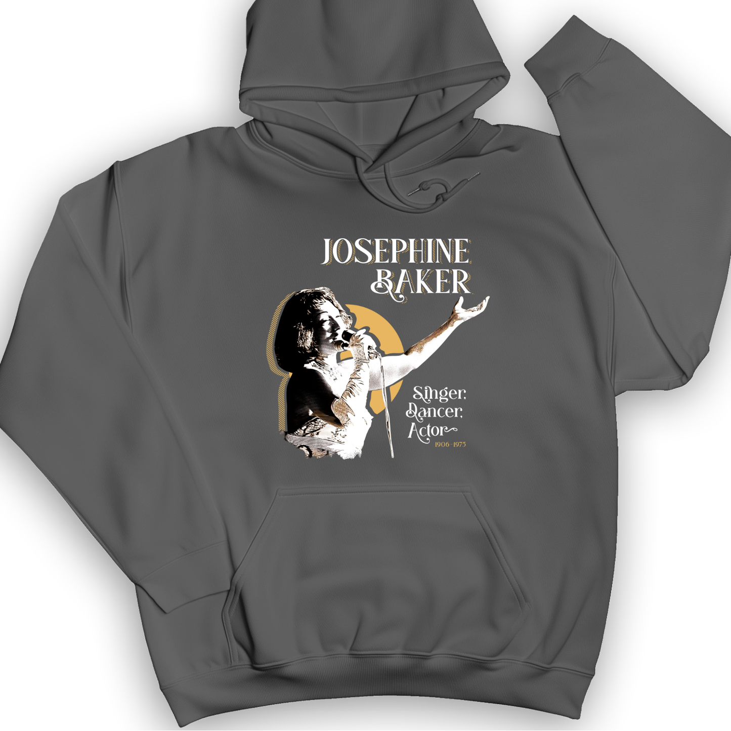 Josephine Baker Hoodie Charcoal / S
