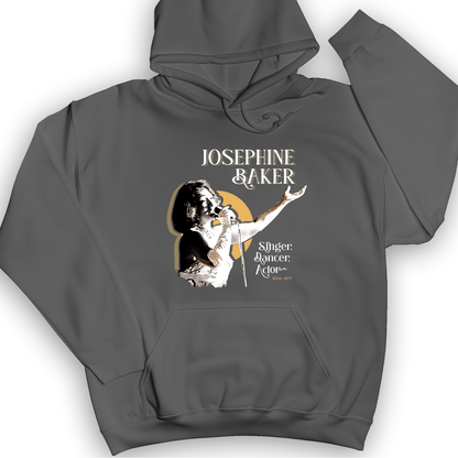 Josephine Baker Hoodie Charcoal / S