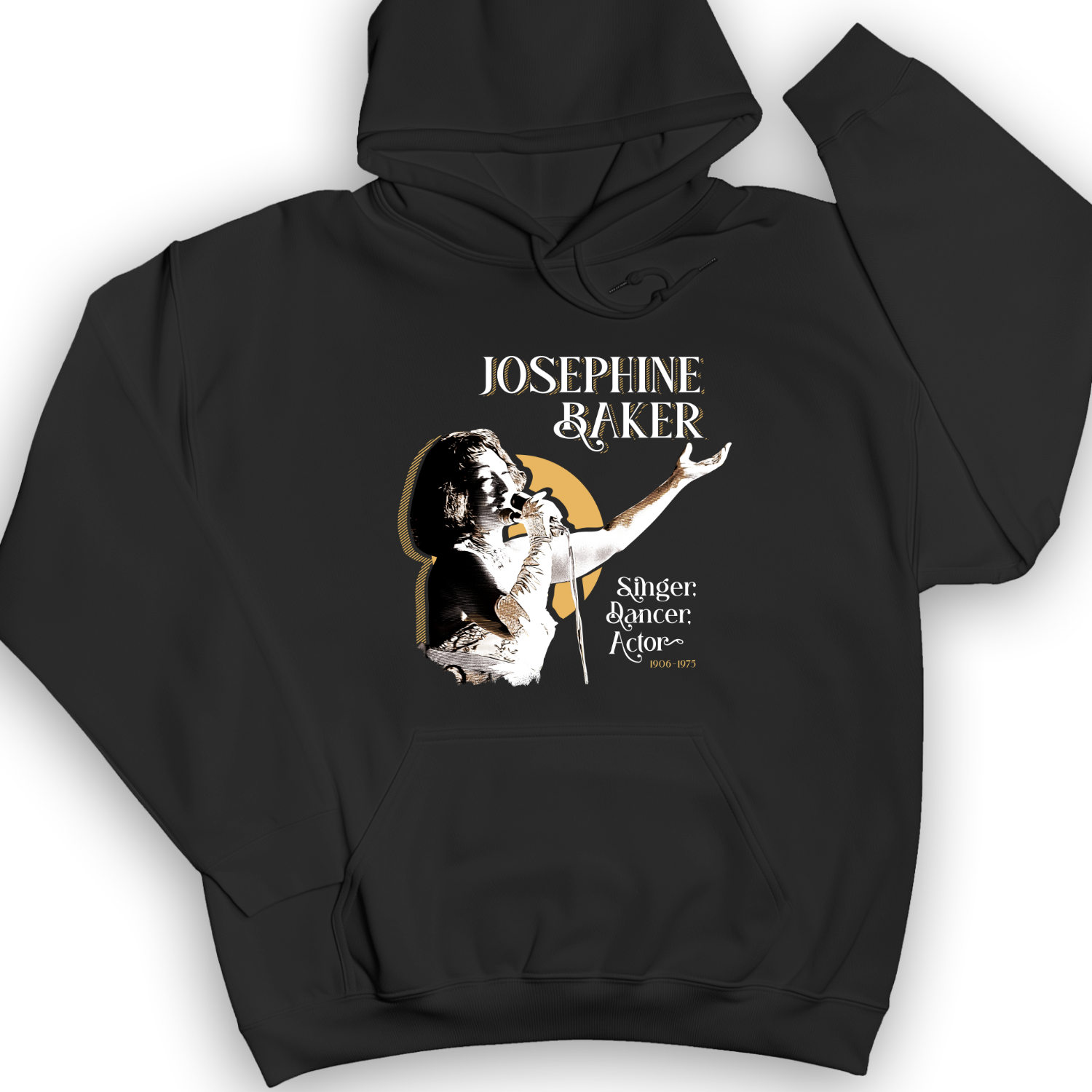 Josephine Baker Hoodie Black / S