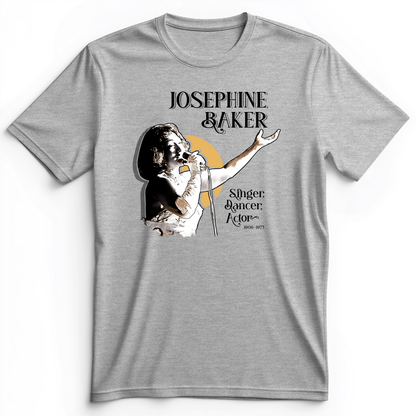Josephine Baker Premium Tee Athletic Heather / S