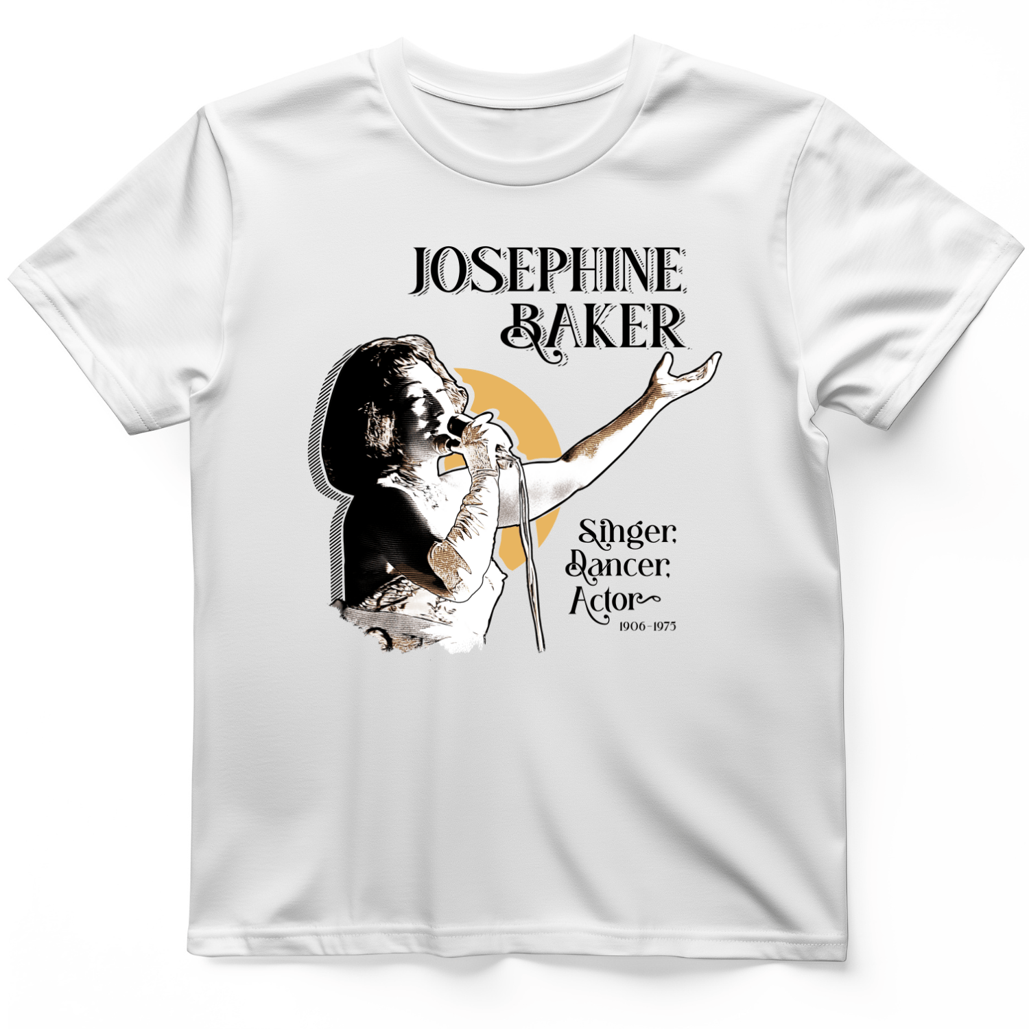 Josephine Baker T-Shirt White / S
