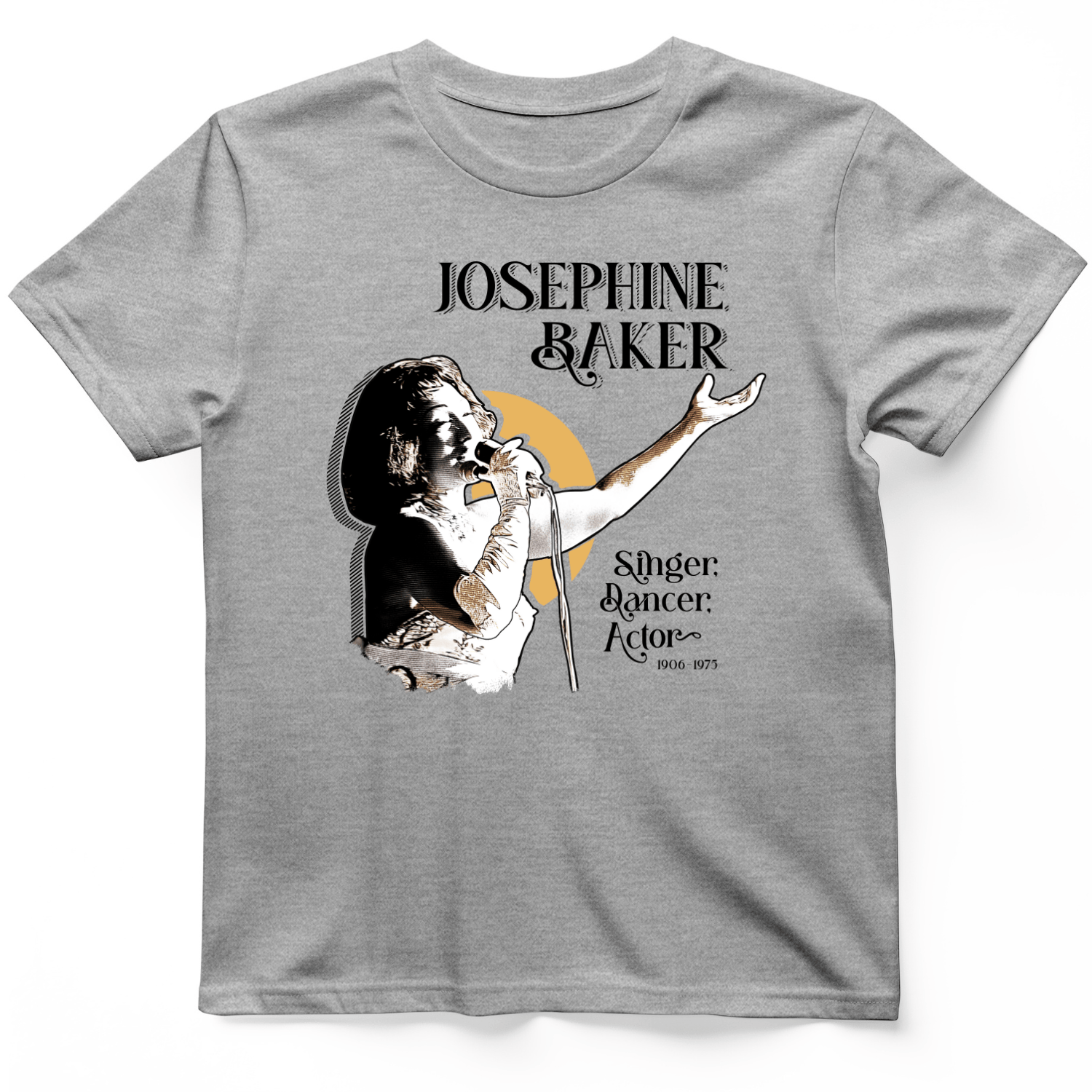 Josephine Baker T-Shirt Sport Grey / S