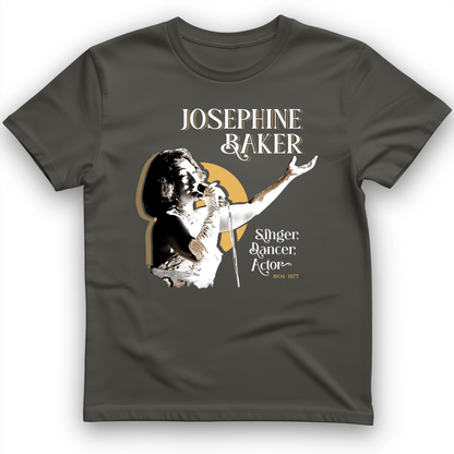 Josephine Baker T-Shirt Charcoal / S