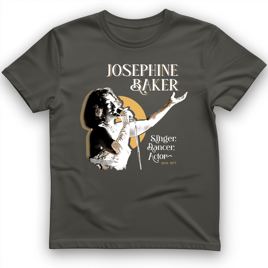 Josephine Baker T-Shirt Charcoal / S
