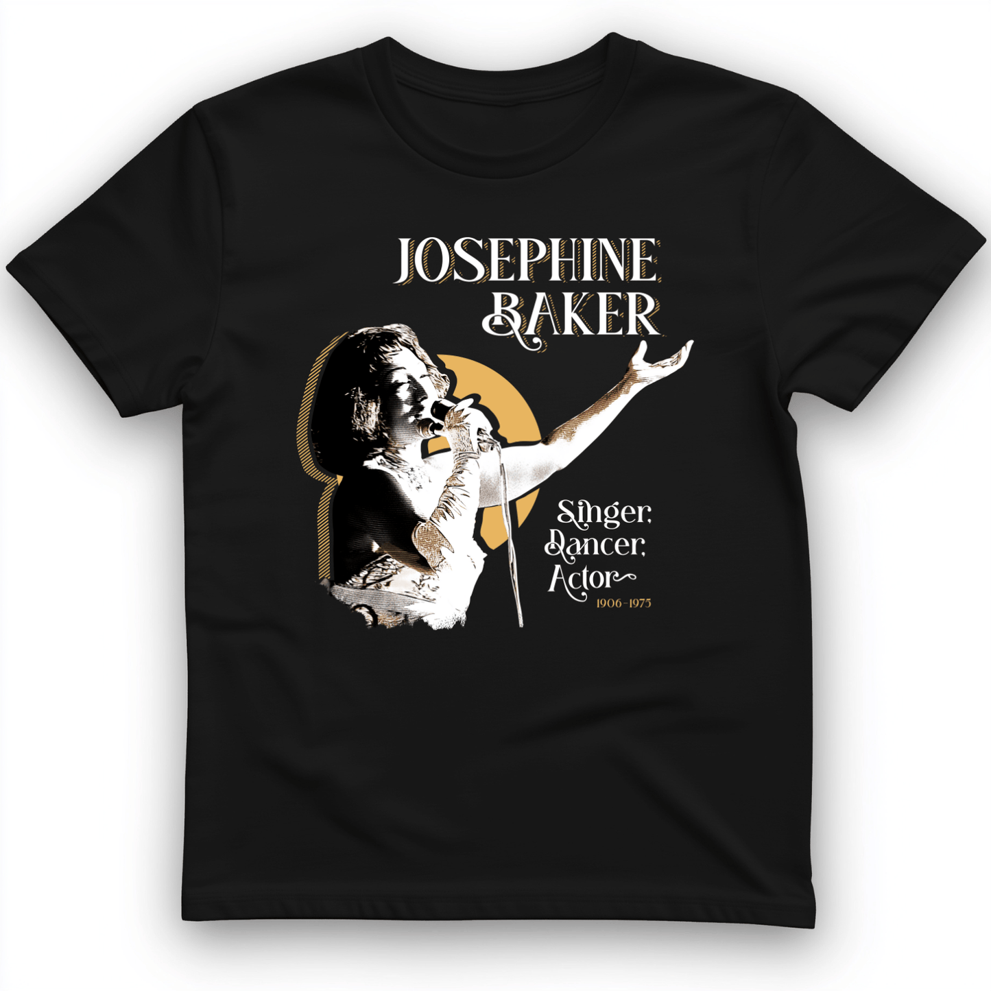 Josephine Baker T-Shirt Black / S