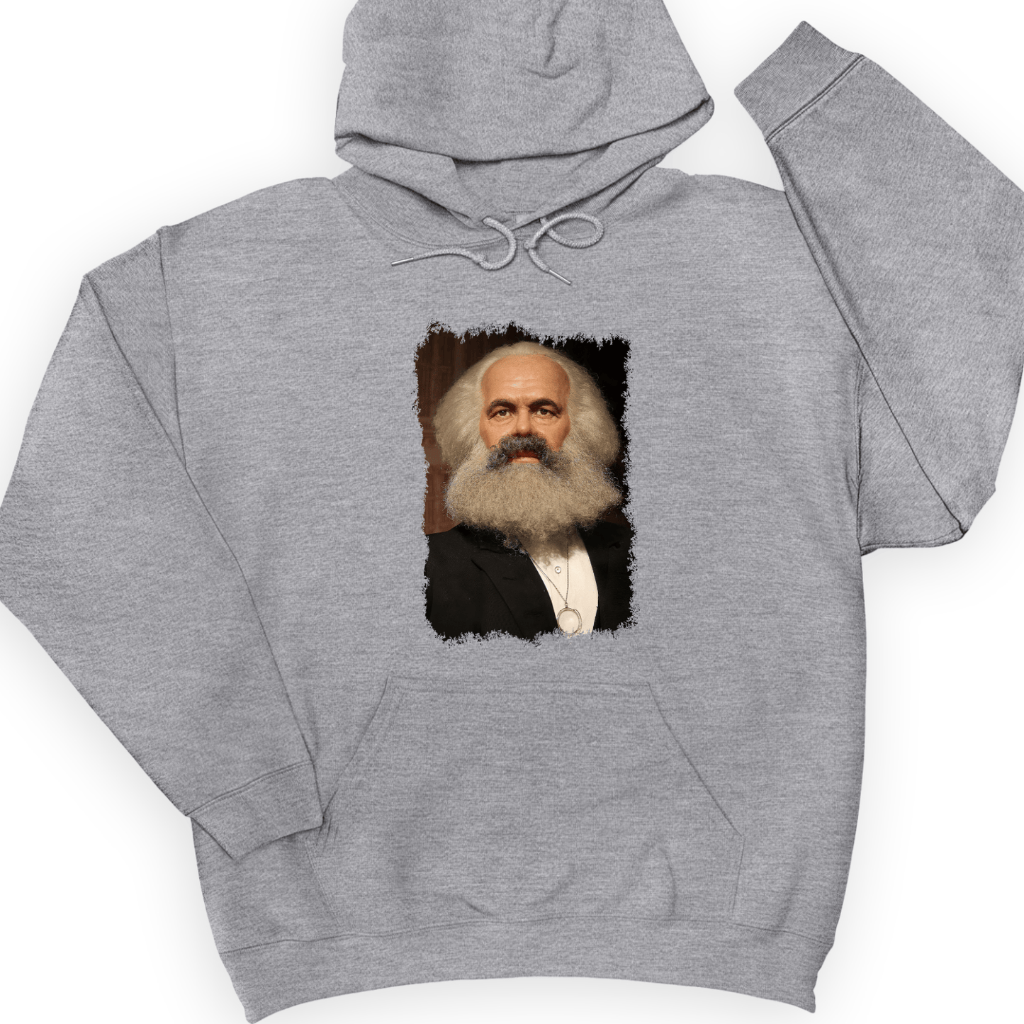 Karl Marx Hoodie Sport Grey / S