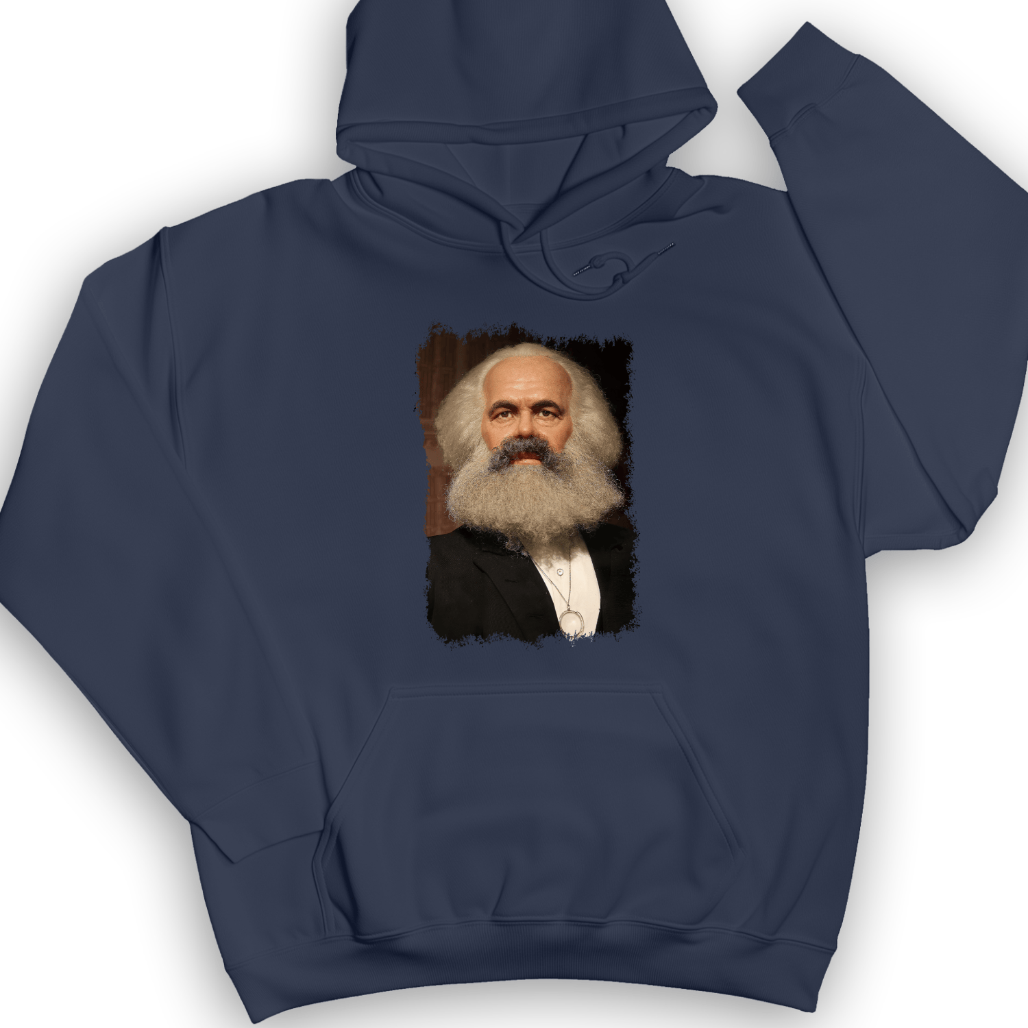 Karl Marx Hoodie Navy / S