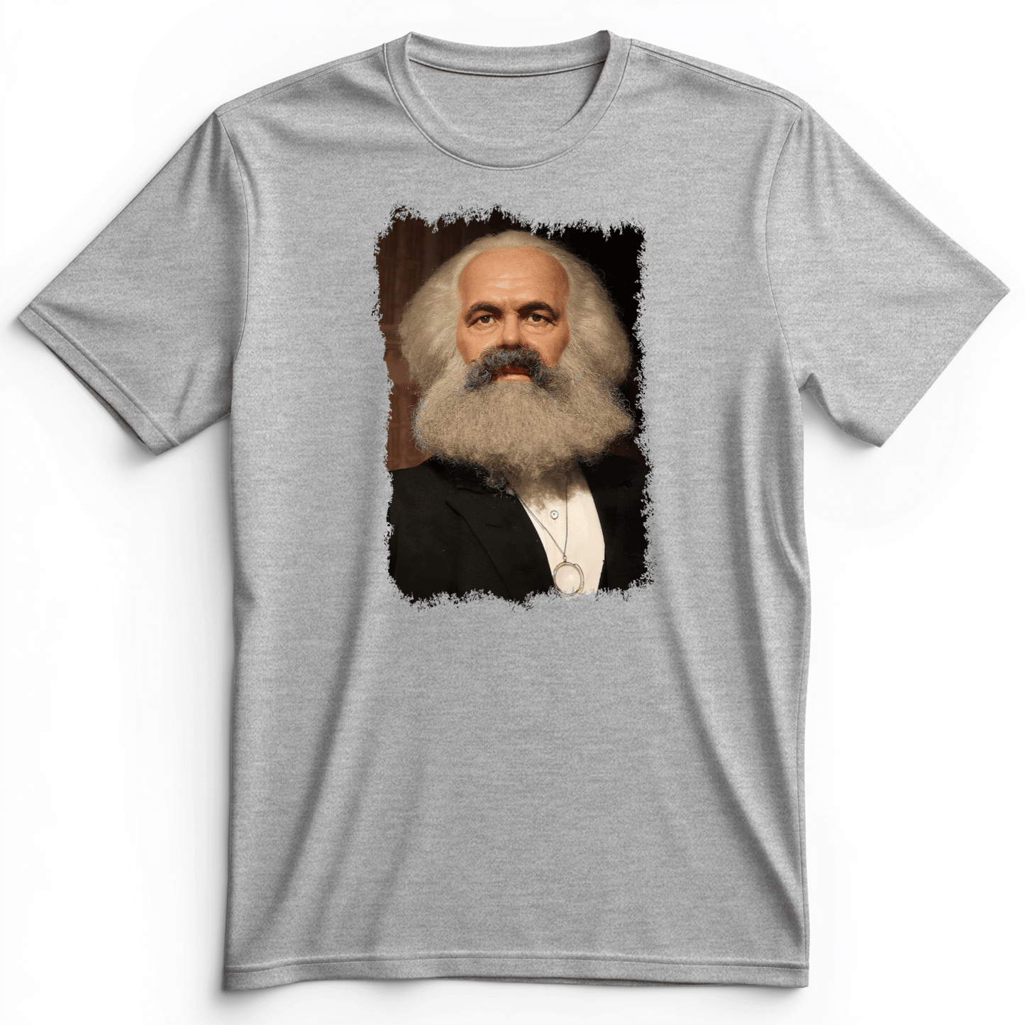 Karl Marx Premium Tee Athletic Heather / S