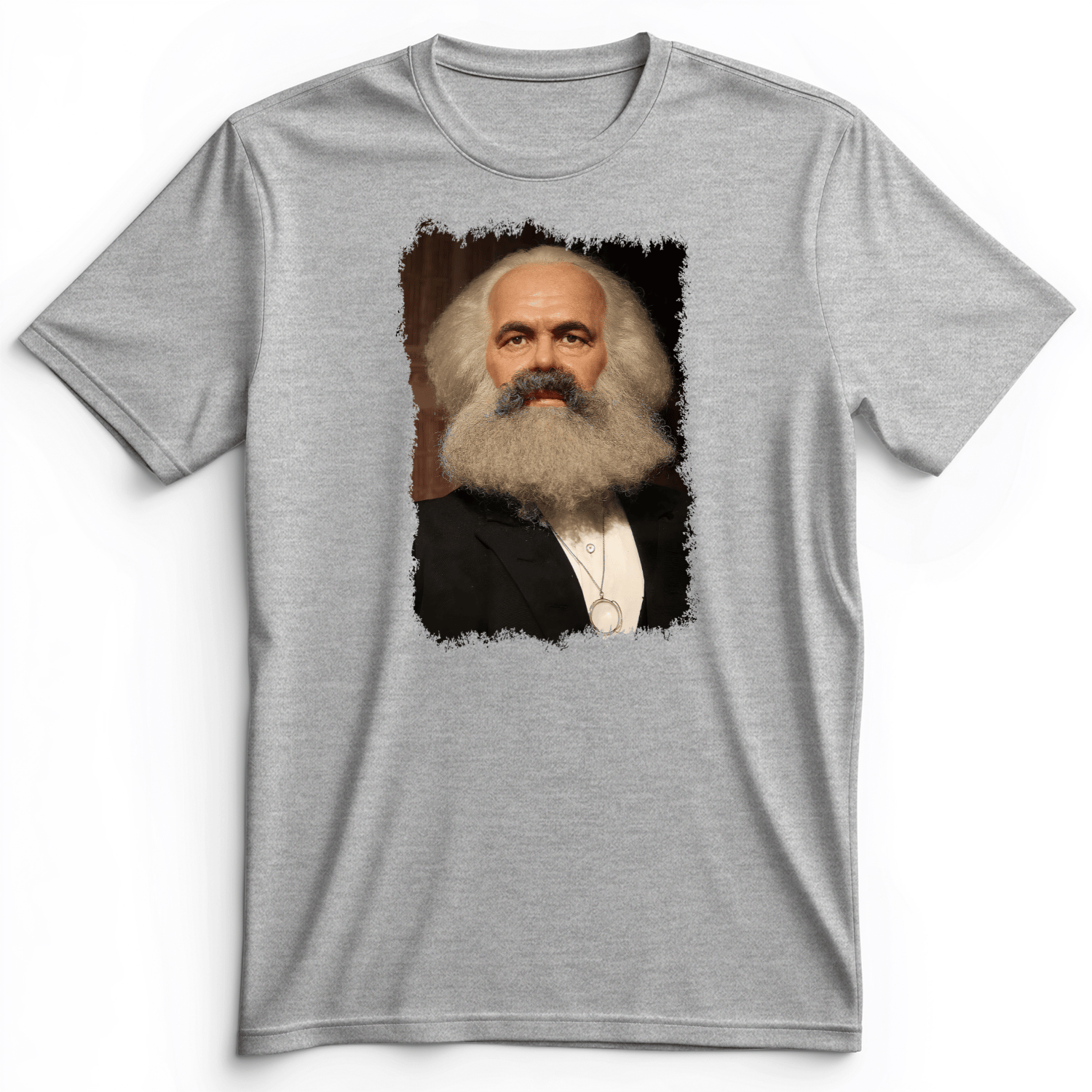 Karl Marx Premium Tee Athletic Heather / S