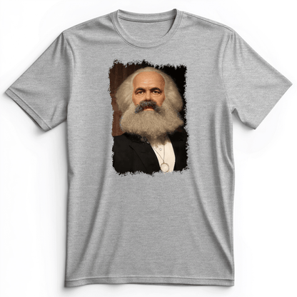 Karl Marx Premium Tee Athletic Heather / S