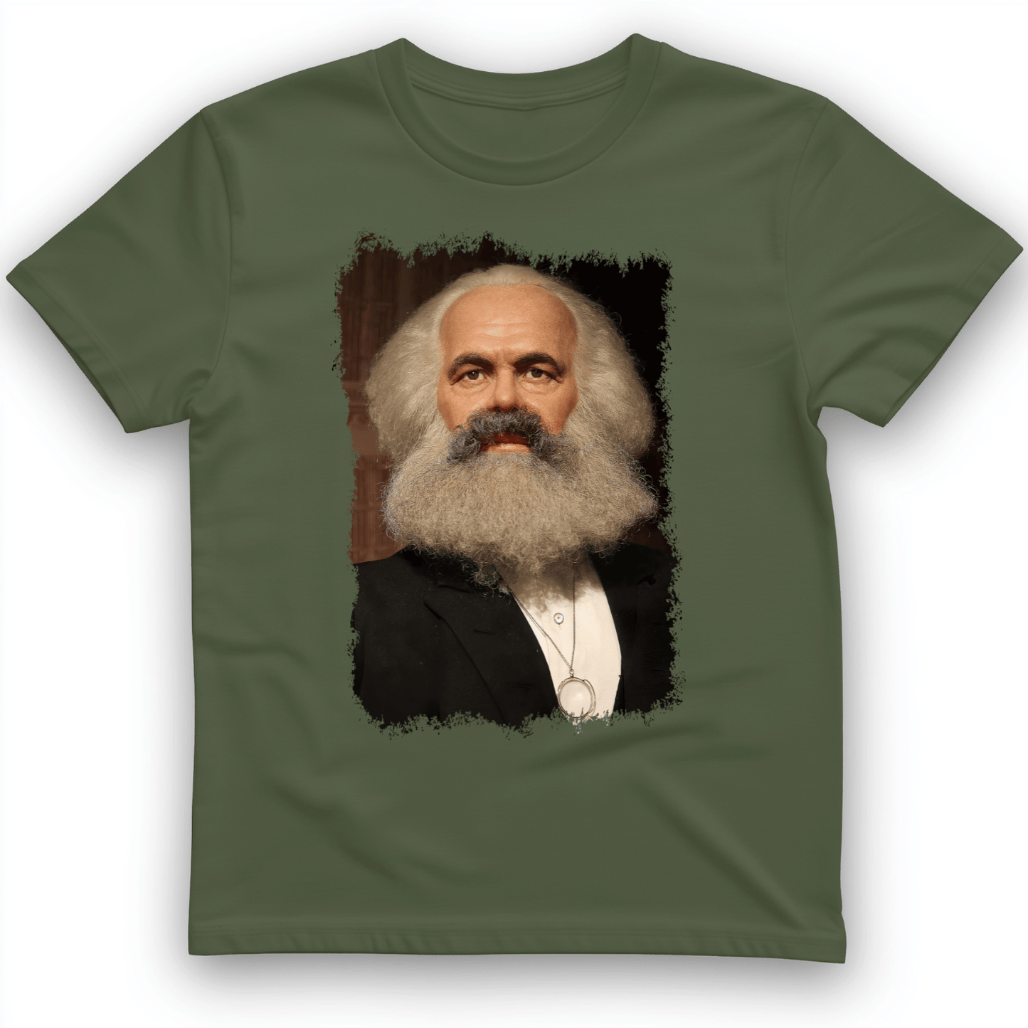 Karl Marx T-Shirt Military Green / S