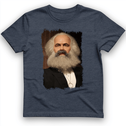 Karl Marx T-Shirt Heather Navy / S