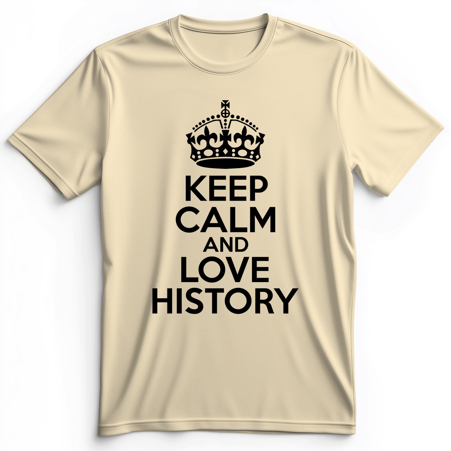 Keep Calm and Love History Premium Tee Natural / S