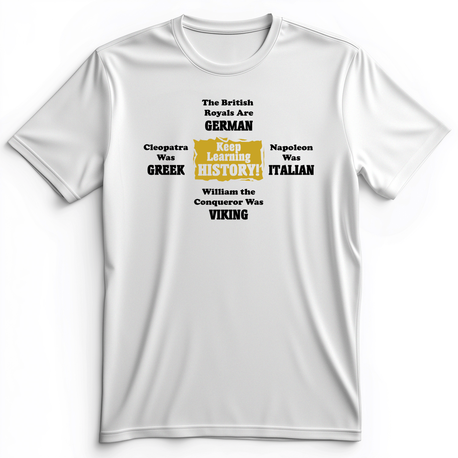Keep Learning History Premium Tee White / S