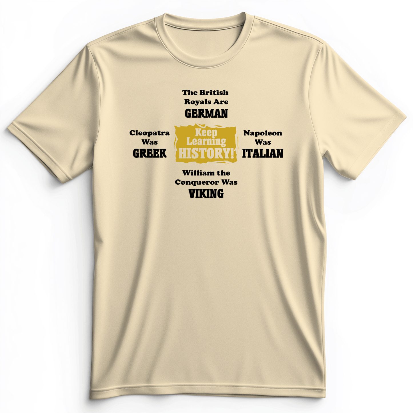 Keep Learning History Premium Tee Natural / S