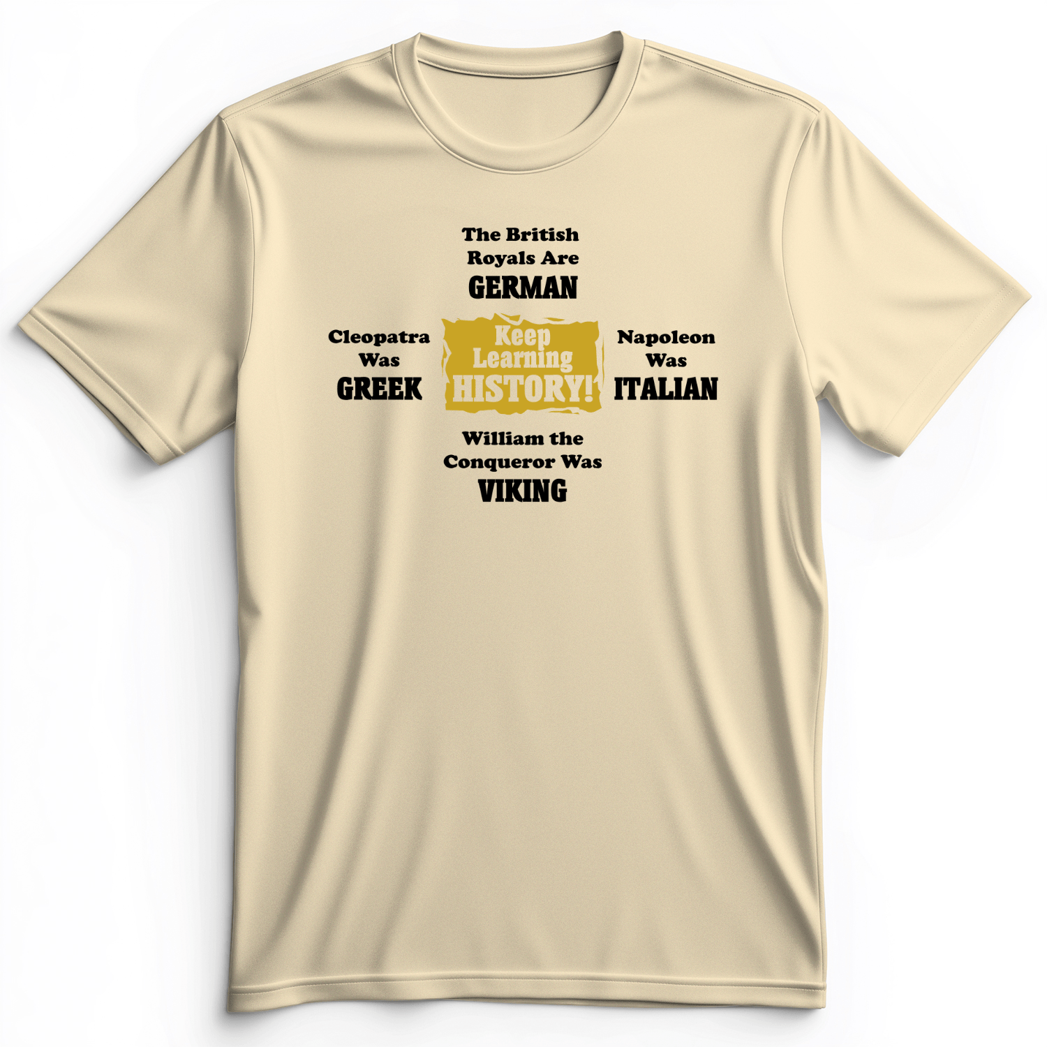 Keep Learning History Premium Tee Natural / S