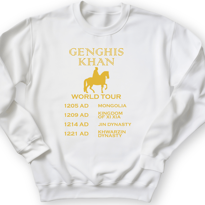 Khan World Tour Crewneck White / S