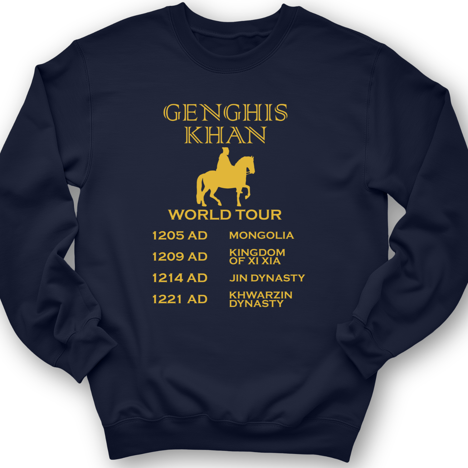 Khan World Tour Crewneck Navy / S