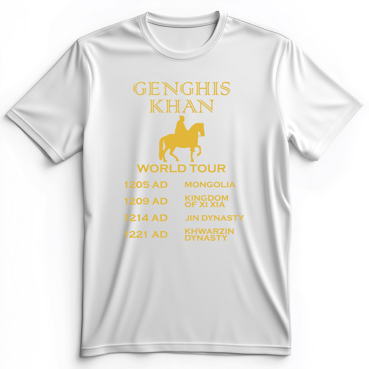 Khan World Tour Premium Tee White / S