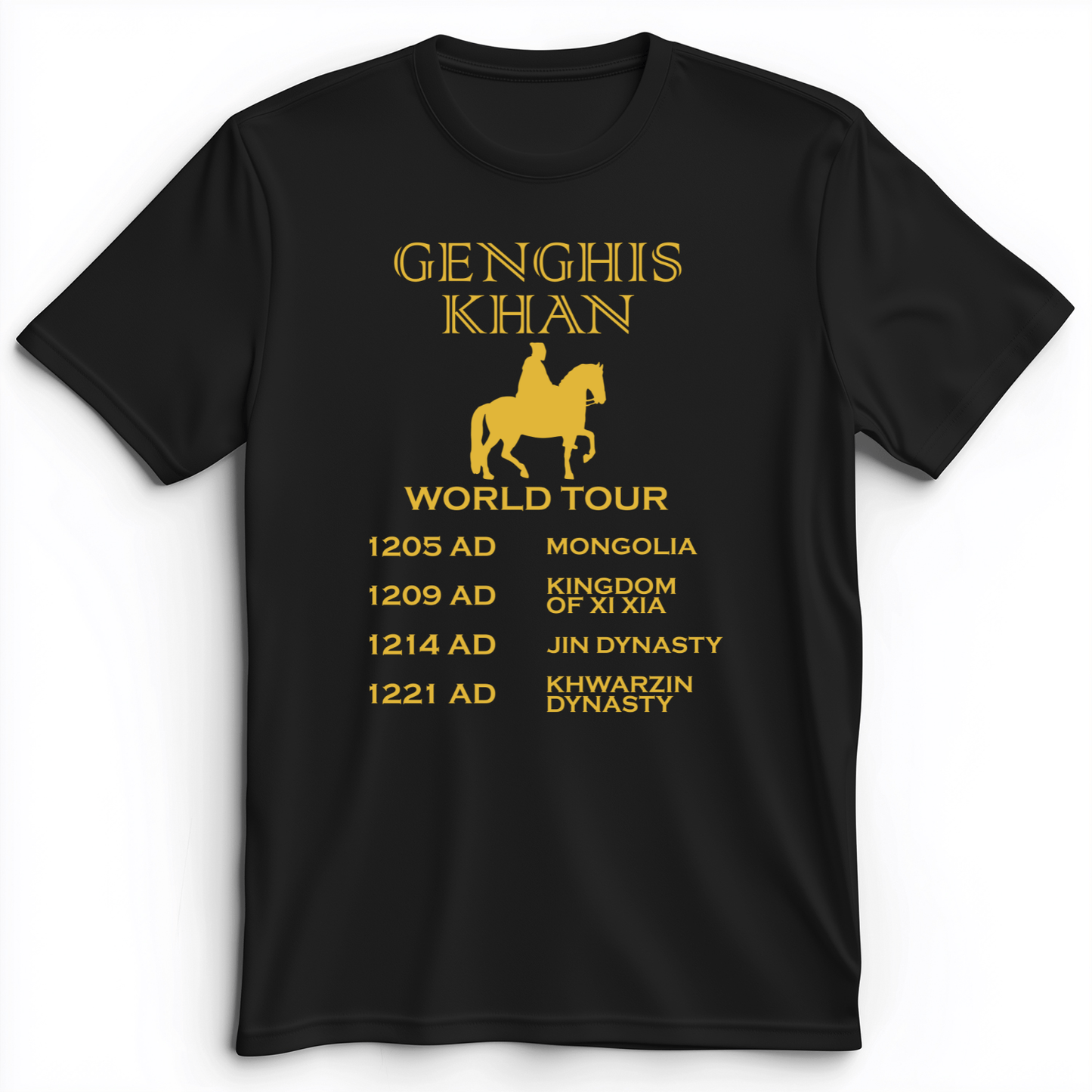 Khan World Tour Premium Tee Black / S