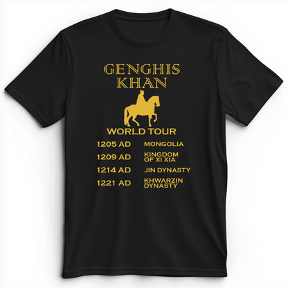 Khan World Tour Premium Tee Black / S