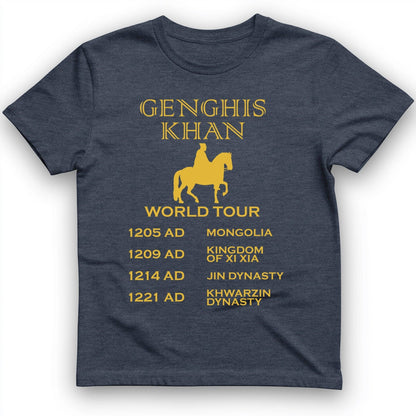 Khan World Tour T-Shirt Heather Navy / S