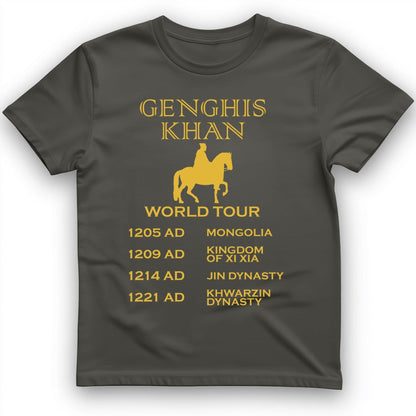 Khan World Tour T-Shirt Charcoal / S