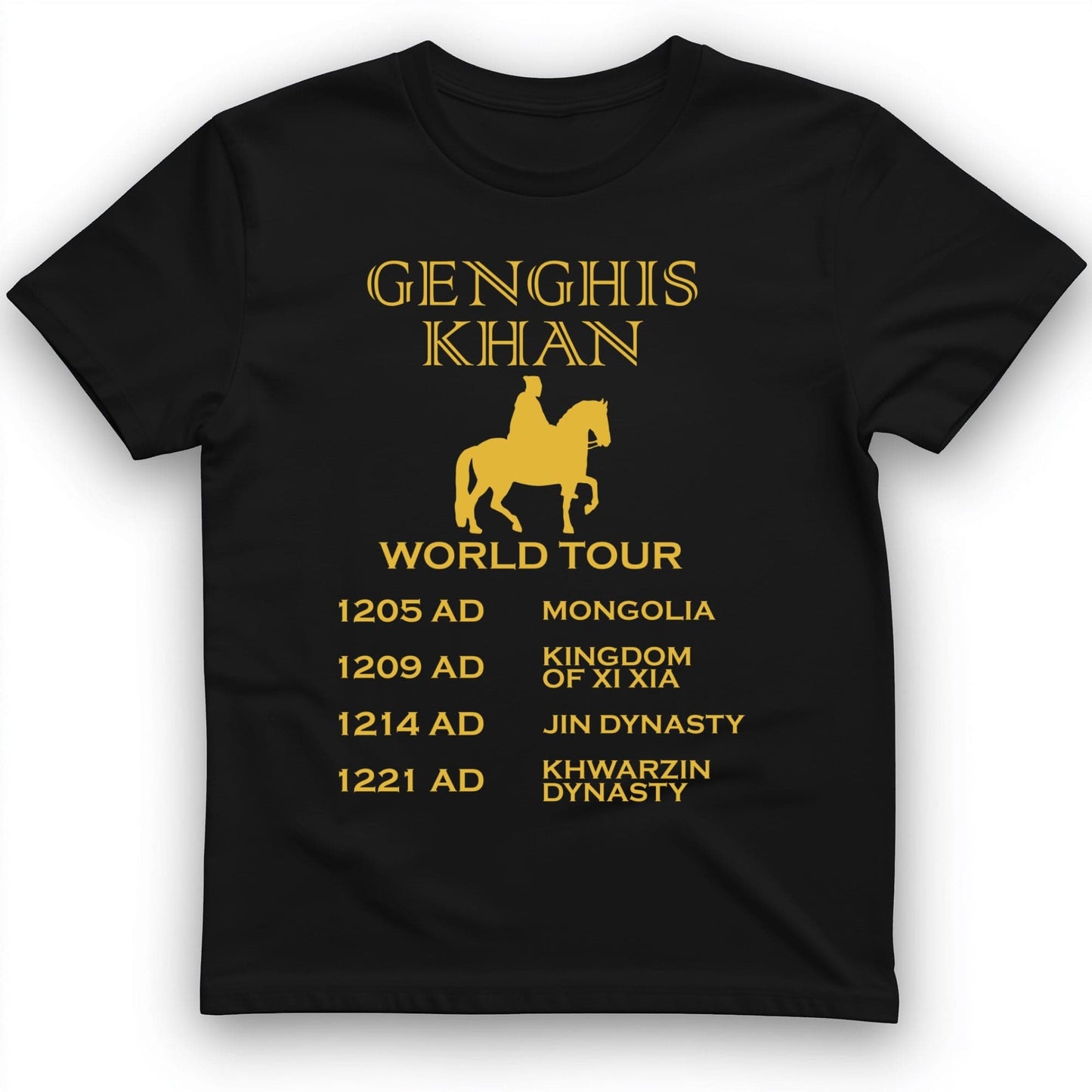 Khan World Tour T-Shirt Black / S