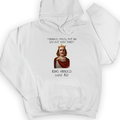 King Harold - Take Your Eye Out Hoodie White / S