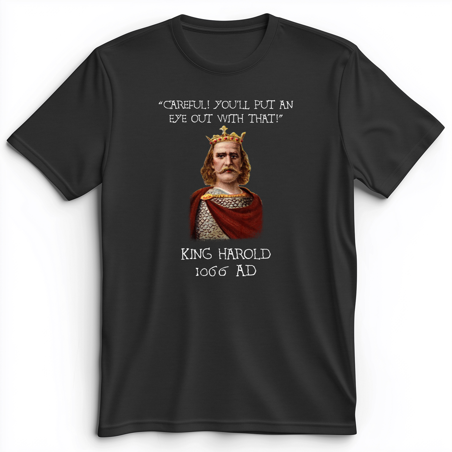 King Harold - Take Your Eye Out Premium Tee Dark Grey Heather / S