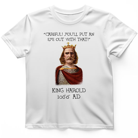 King Harold - Take Your Eye Out T-Shirt White / S