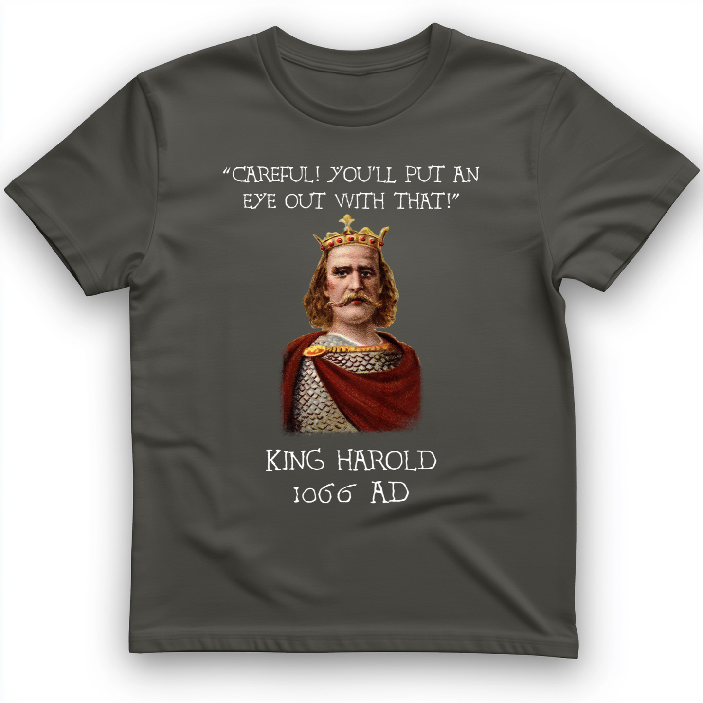 King Harold - Take Your Eye Out T-Shirt Charcoal / S