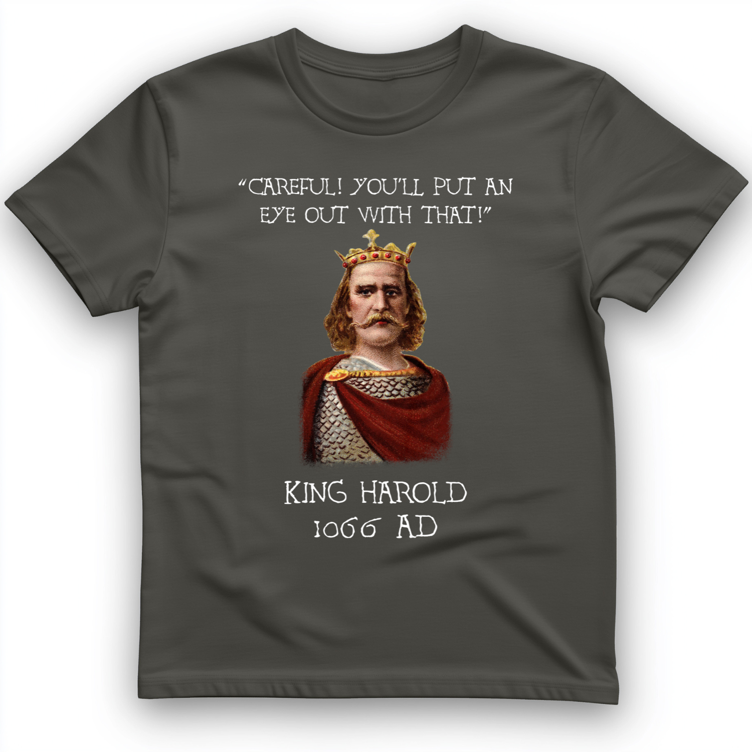 King Harold - Take Your Eye Out T-Shirt Charcoal / S