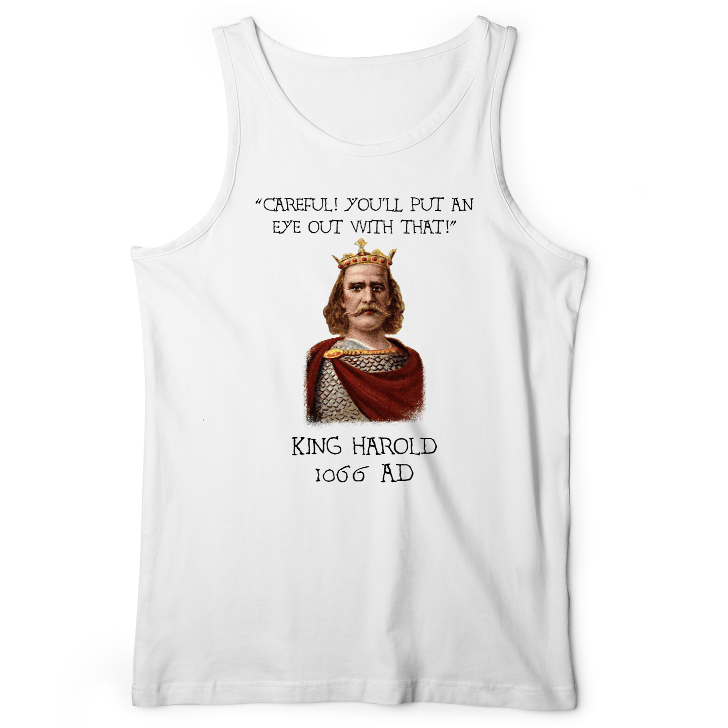 King Harold - Take Your Eye Out Tank White / XS