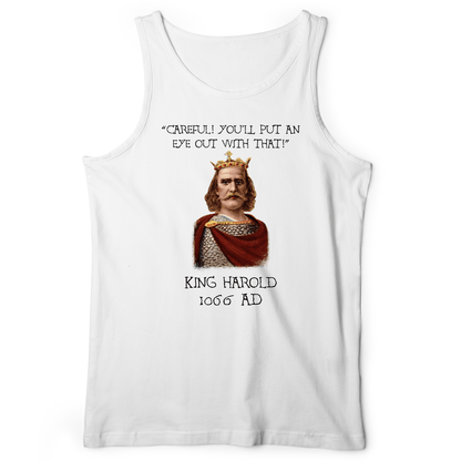 King Harold - Take Your Eye Out Tank White / XS