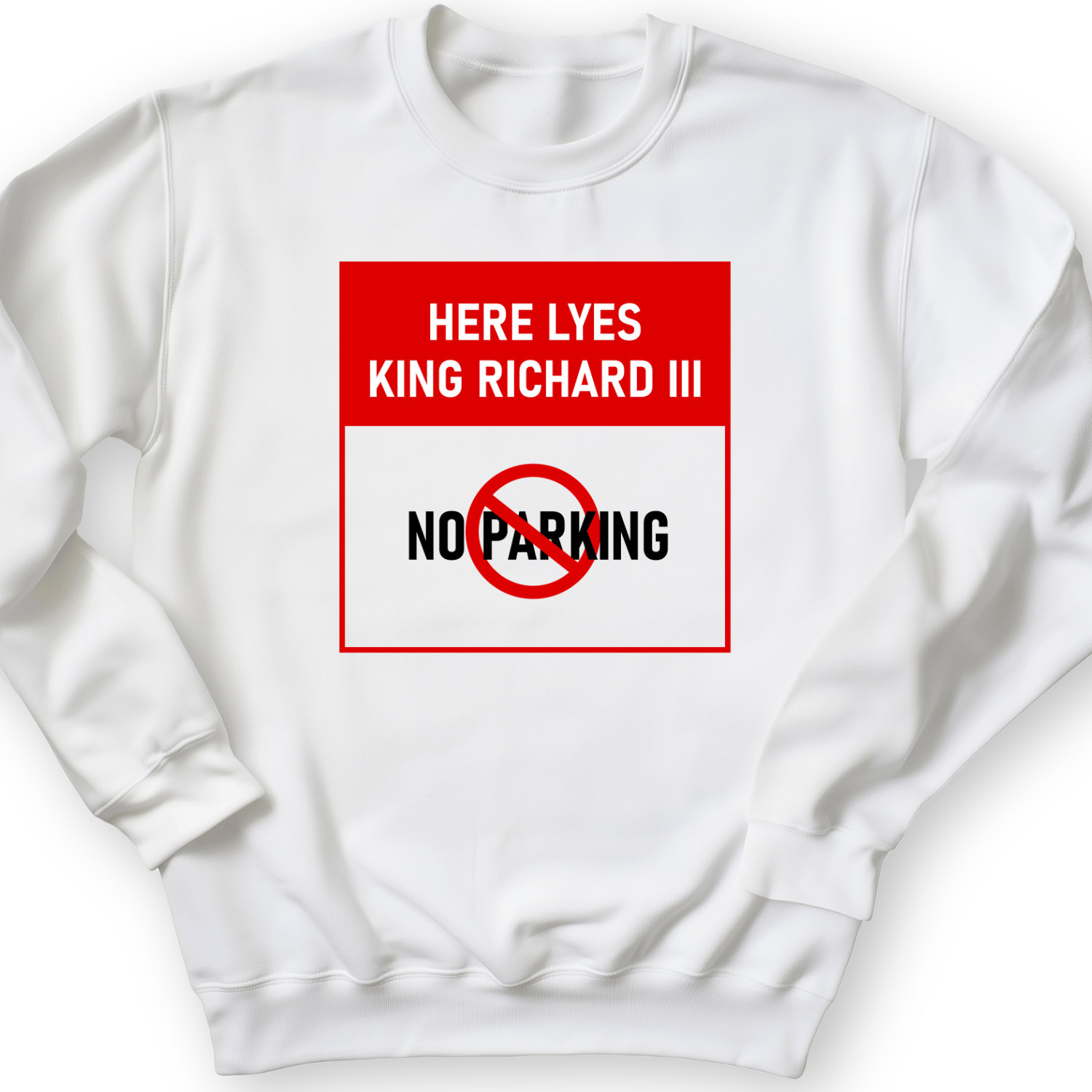 King Richard III Crewneck White / S